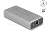 DeLock USB-C 40 Gbps / Sieťový adaptér / 10 Gigabit Ethernet RJ45 / USB4 Gen 3x2 / VLAN (64349)