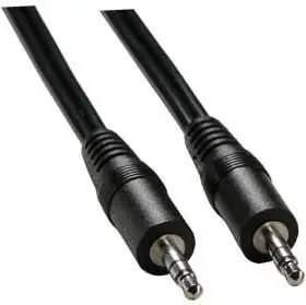 Logo Jack 3,5 mm - Jack 3,5 mm čierna / Audio kábel / prepojovací / 1,5 m (29250)