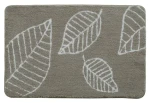 Spirella LEAF béžová / Kúpeľňová predložka / mikrovlákno / 60 x 90 cm / protišmyková