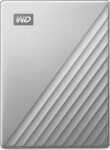 WD WD My Passport Ultra for Mac WDBGKC0060BSL - Festp - verschlusselt - 6 TB - extern (tragbar) - USB 3.2 Gen 1 (USB-C Steckverbinder) - 256-Bit-AES - Silber