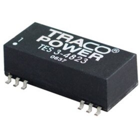 TracoPower TES 3-1222 DC / DC menič napätia, SMD 12 V/DC 5 V/DC 125 mA 3 W Počet výstupov: 2 x; TES 3-1222