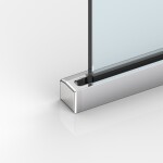 Sprchová zástena SAT Walk-In so stieracou lištou 130 cm SATWISL130 SATWISL130