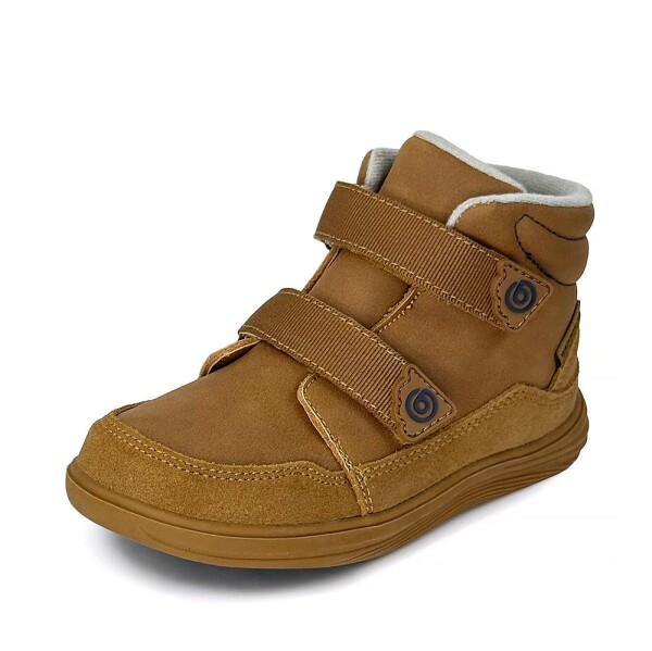 Detská celoročná barefoot obuv Bugga NUVA Brown B00198-18 - 26
