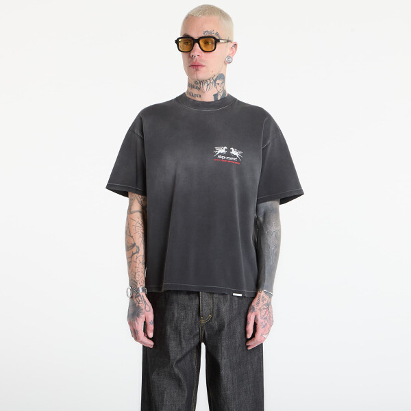 Tričko REPRESENT 24 Hour Service T-Shirt UNISEX Stained Black XXL