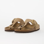 Tenisky Birkenstock Gizeh Big Buckle Nubuck Leather Women Sandcastle EUR 40