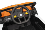 Mamido Mamido Elektrické autíčko Buggy Madman biele | UTV-MX 4x4 | EVA kolesá | 12V 10Ah | EKO koža