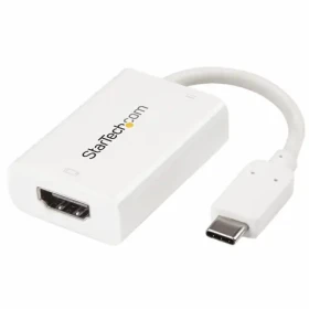 StarTech adaptér USB-C na HDMI PowerDelivery 60W biela / 4K 60Hz / Thunderbolt 3 (CDP2HDUCPW)