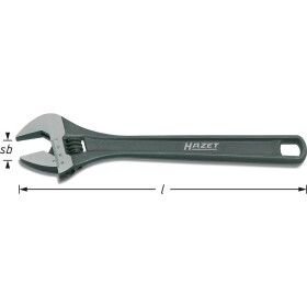 Hazet 279-12 279-12 prestaviteľný kľúč 34 mm DIN ISO 6787; 279-12