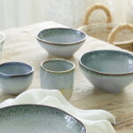 GREEN GATE Porcelánová miska Philine Grey Large