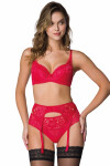 Dámska podprsenka Hannah 0115/11 Red - MAT 85A červená
