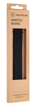Tactical 764 Pletený Prezliekací Remienok pre Watch 38 amp; 40mm vel. XL čierna (8596311138553)