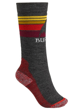 Burton EMBLEM MDWT TRUE BLACK kompresné ponožky