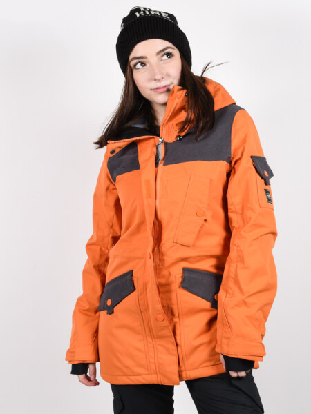 Billabong SCENIC ROUTE ORANGE dámske zimné bundy na snowboard