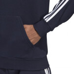 Adidas Essentials Stripes Pullover French Terry Sweatshirt Black DU0499