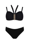 Dámske dvojdielne plavky Athens 3 S939AH3 Black - Self 46D