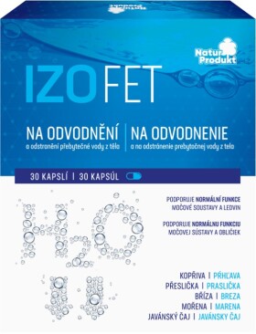 NATURPRODUKT Izofest na odvodnenie 30 kapsúl