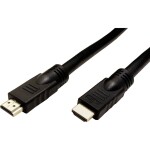 Roline HDMI prepojovací kábel Zástrčka HDMI-A, Zástrčka HDMI-A 15.00 m čierna 14.01.3452 4K UHD, tienený, Aktívne so zosilnením signálu HDMI kábel; 14.01.3452