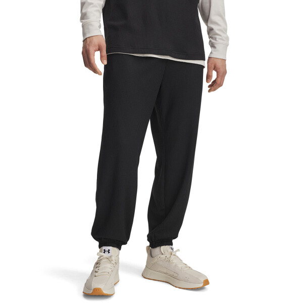Kalhoty Under Armour Rival Waffle Jogger Black XL