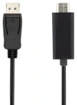 Nedis DisplayPort kábel na HDMI čierny / Kábel DisplayPort na HDMI / 4K 30Hz / Poniklované konektory / 2 m (CCGL37101BK20)