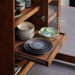 HK living Keramický talíř 70's Mineral Ø 22 cm – set 2 ks