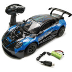 Mamido Mamido RC Drift auto na diaľkové ovládanie 1:8 XXL s LED svetlami oranžové