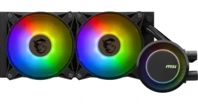 MSI MAG CoreLiquid I240 čierna / 2x 120mm / 32.8 dB @ 2350 RPM / 70.7 CFM / AMD + Intel (306-7ZW7A11-C24)