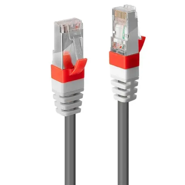 Lindy Cat6A S/FTP PIMF sivá 2m / Patch kábel / RJ45-RJ45 / LSZH / 10 Gbit/s (45353)