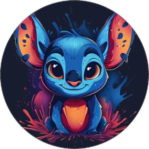 Jedlý papier Stitch animácie 19,5 cm - Pictu Hap - Pictu Hap
