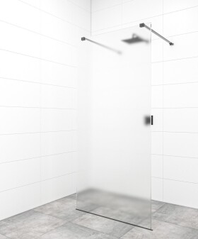Sprchová zástena Walk-in 110 cm SAT vo farbe profilu čierna SATBWI110MSZAVC SATBWI110MSZAVC