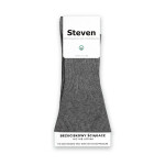 Netlačící ponožky Steven art.018 grafitová melanž 43-46