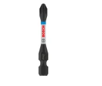 BOSCH Sada predĺžených bitov PRO Impact PH2 / Dĺžka 55 mm / 2 ks / šesťhranná stopka 1/4" (2608522520)