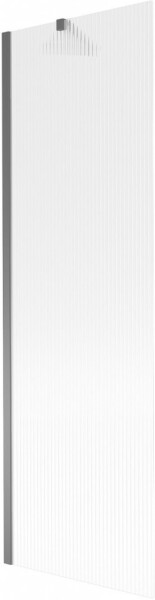 MEXEN/S - Next vaňová zástena FIX 60 x 150, prúžky, grafit metal 895-060-000-00-09-95