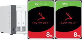 Qnap TS-216G + 2x Seagate IronWolf 8TB (ST8000VN004)