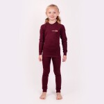Detské termo tričko Progress MB TDRD merino-bamboo s dlhým rukávom slivka / marhuľa 116/122 EUR
