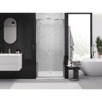 MEXEN - Exo sprchové dvere krídlové110, transparent, chróm 814-110-000-01-00