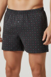 PÁNSKE VOĽNÉ BOXERKY BB008 grafit XL