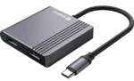 Sandberg USB-C Dock / dokovacia stanica / 2xHDMI / USB-A 3.0 / USB-C PD 100W (136-44)