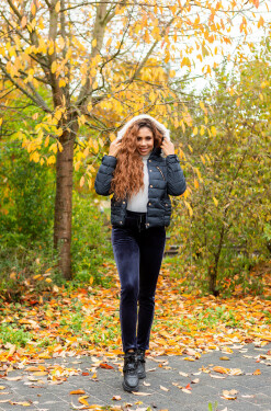 Trendy Winter Jacket with Hood