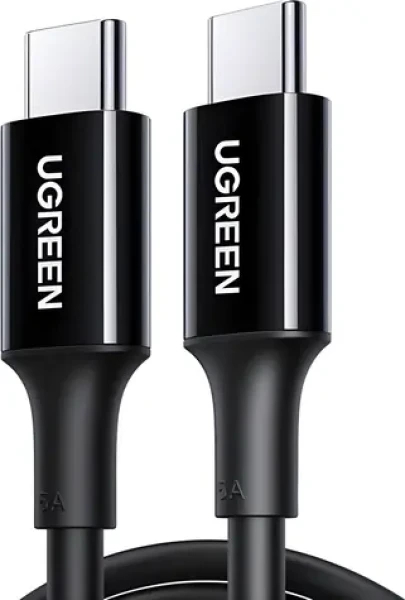 Ugreen USB-C - USB-C čierna / dátový kábel / 2 m (80372)