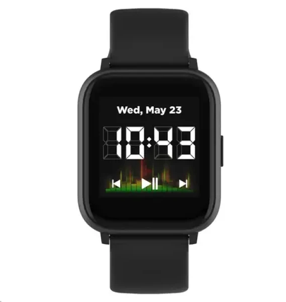 CANYON Salt SW-78 čierna / Chytré hodinky / 1.4 / IPS / snímač tepu / BT 5.0 / IP68 / Canyon Life / Android a iOS (CNS-SW78BB)