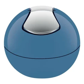 Spirella BOWL mini výklopný odpadkový kôš 1 L modrý/plast (7610583198419)