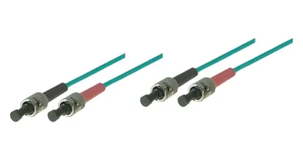 Good Connections modrá / Optický patch kabel / ST/ST / Multimode OM3 / Duplex / 10 m (LW-810ST3)