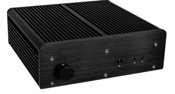 Akasa Fanless Pascal PX IP65 UCFF čierna / Mini ITX / IP65 / pre dosky Intel 8. generácie / bez ventilátora (A-NUC56-M1B)