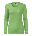 Dámske slim tričko trávovo zelené 2XL