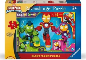 Ravensburger Podlahové puzzle Iron Man a jeho úžasní priatelia