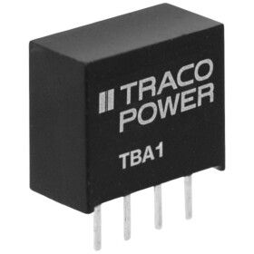 TracoPower TBA 1-0513 DC / DC menič napätia, DPS 65 mA 1 W Počet výstupov: 1 x; TBA 1-0513