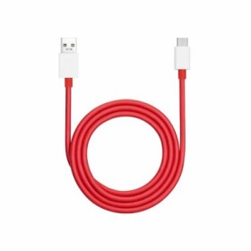 OnePlus Warp Charge Dátový kábel USB-A - USB-C 1m červená (5461100530)