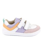 Dievčenské barefoot textilné tenisky LOOP WHITE/LILA Froddo G3130282-8 - 25