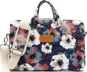 Canvaslife Puzdro Blue Camellia 15-16" / Puzdro pre notebook / 15-16" / kvetinový vzor (5906735412086)