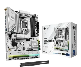 ASRock B860 Steel Legend WiFi / B860 / LGA 1851 / 4X DDR5 / PCIEx 16 / 2.5 GLAN / Wi-Fi / ATX (90-MXBR3-A0UAYZ)